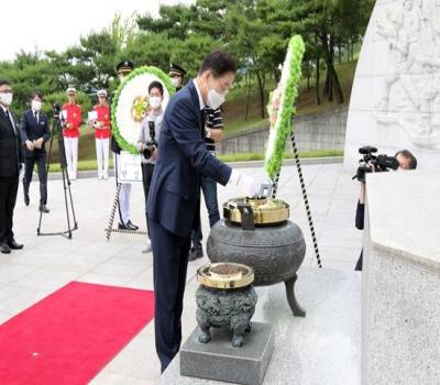 전몰 학도의용군 추념식 거행... 71년 전 산화한 학도병의 넋 기려 이미지