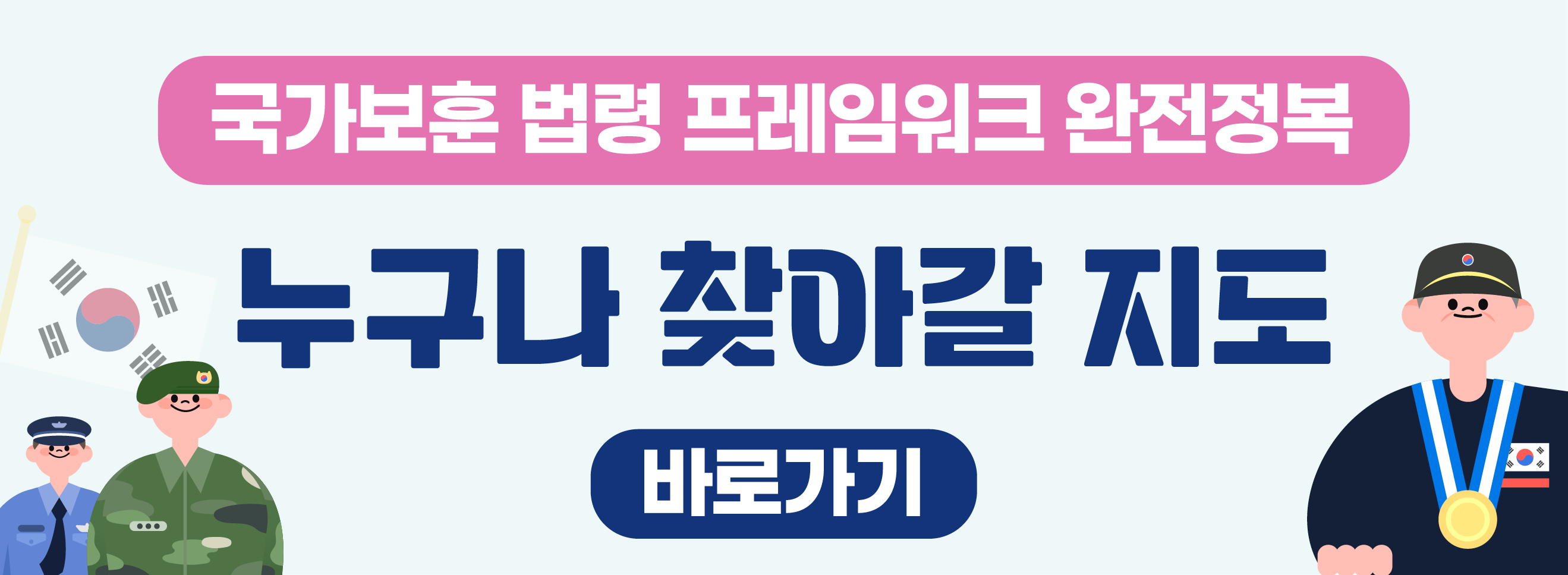 국가보훈 법령 프레임워크 완전정복
누구나 찾아갈 지도
